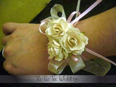 Ivory Wrist Corsage