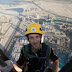 F1: Romain Grosjean alcanza nuevas alturas en el Burj Khalifa