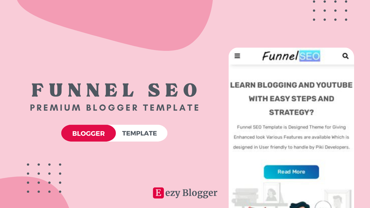 Download Funnel SEO: The Blogging Blogger Template for FREE