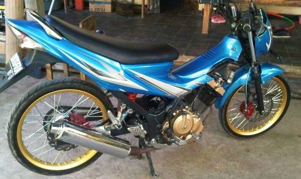  Modifikasi  Motor Satria  FU  Velg Jari Jari Koleksi Gambar 