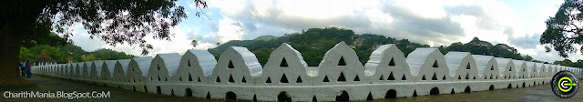 The Kandy Lake and Cloud wall