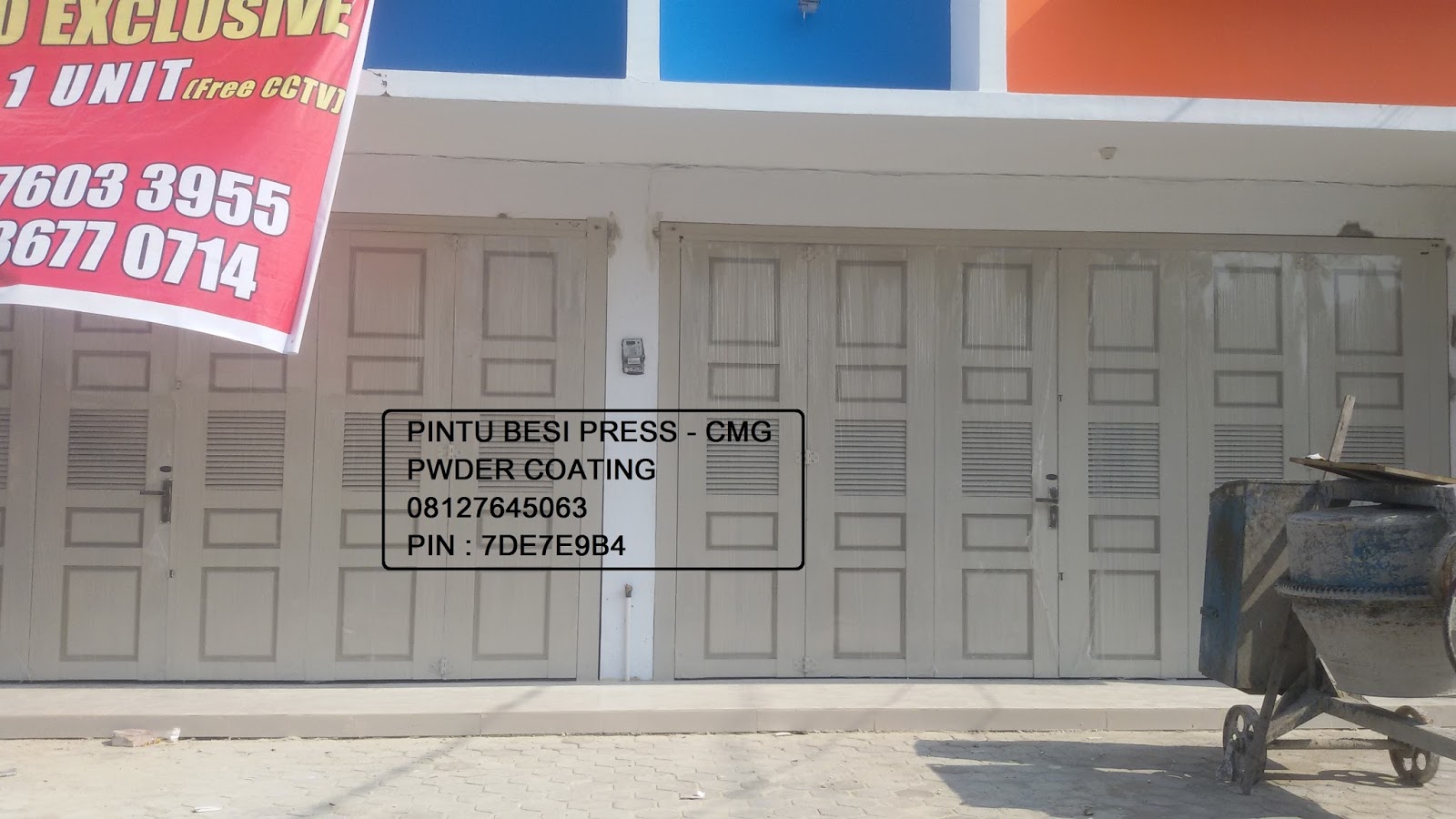 PINTU BESI PRESS PEKANBARU RUKO DAN GARASI