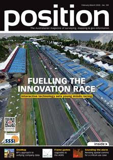 Position. Surveying, mapping & geo-information 105 - February & March 2020 | TRUE PDF | Bimestrale | Professionisti | Logistica | Distribuzione
Position is the only ANZ-wide independent publication for the spatial industries. Position covers the acquisition, manipulation, application and presentation of geo-data in a wide range of industries including agriculture, disaster management, environmental management, local government, utilities, and land-use planning. It covers the increasing use of geospatial technologies and analysis in decision making for businesses and government. Technologies addressed include satellite and aerial remote sensing, land and hydrographic surveying, satellite positioning systems, photogrammetry, mobile mapping and GIS. Position contains news, views, and applications stories, as well as coverage of the latest technologies that interest professionals working with spatial information. It is the official magazine of the Surveying and Spatial Sciences Institute.