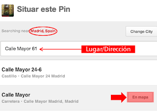 Geolocalizar un pin