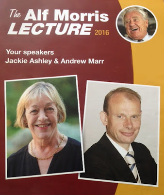 Alf Morris Lecture 2016: Andrew Marr and Jacke Ashley