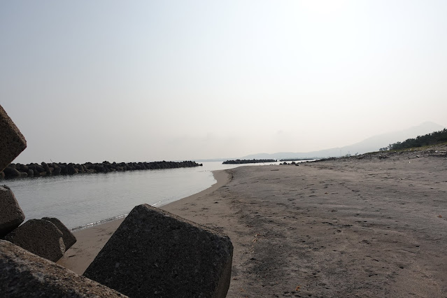 鳥取県の日吉津の海岸