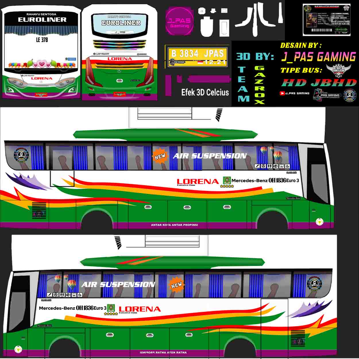 livery bus lorena