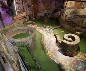 The Lost Valley Adventure Golf course at Amazonia in Bolton