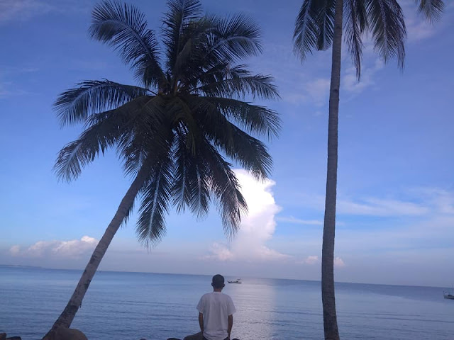 yusuf tantowi, menangkap keheningan, sunset, pantai, tanjung, lombok utara