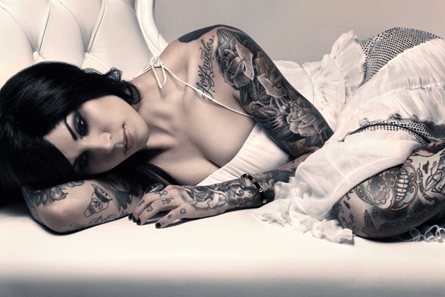 Tatted siren Katherine Von Drachenberg aka Kat Von D graced the cover of 