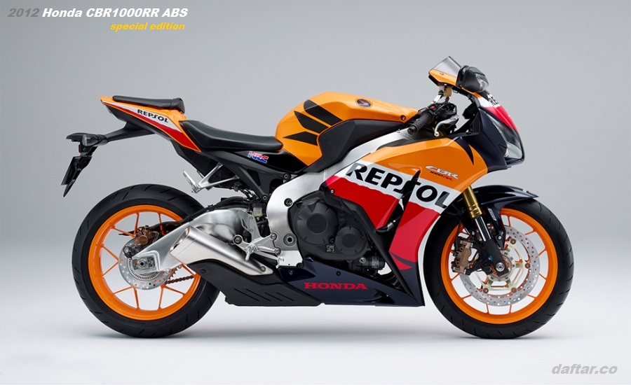 2012 Honda New CBR1000RR Special Edition Repsol Orange