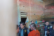 Polres Pidie Gelar Rekonstruksi Pembunuhan Istri Di Desa Pulo loih Titeu