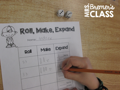 Math place value activities and games for First and Second Grade #placevalue #math #1stgrademath #2ndgrademath #mathgames