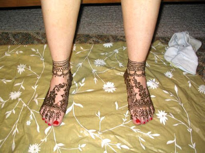 Creative Mehndi Design Feet Part 1