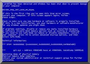 Blue Screen Of Death