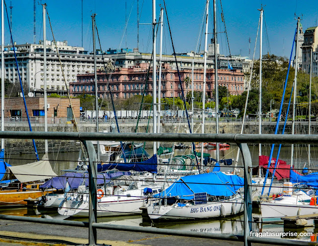 Casa Rosada vista de Puerto Madero, Buenos Aires