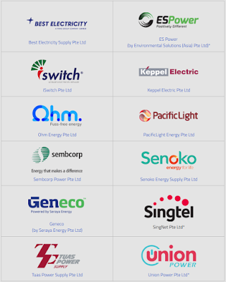 Open Electricity Market (OEM) Retailers in Singapore Personal Portfolio 