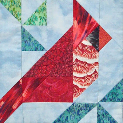 www.springleafstudios.com, cardinal quilt block