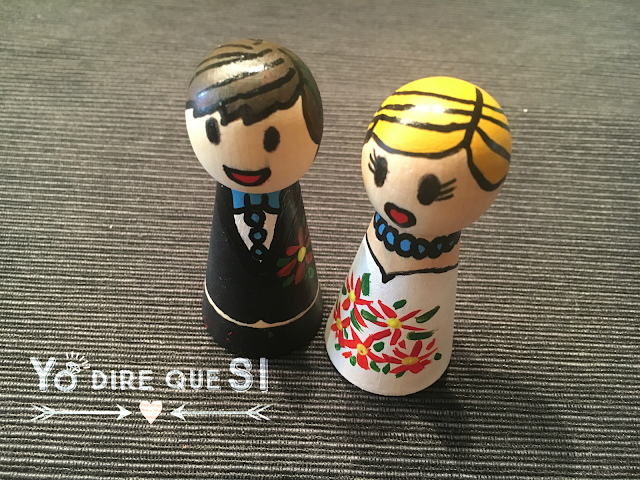 Cake topper de madera para tu boda: tutorial paso a paso