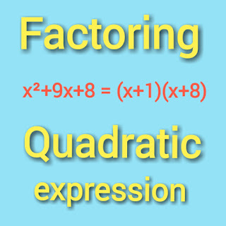 Factoring of quadratic equations 