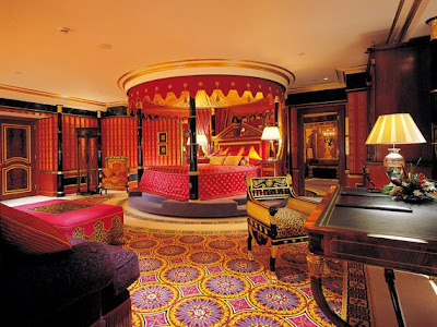 Royal suite , Burj Al Arab Hotel Dubai , United Arab Emirates