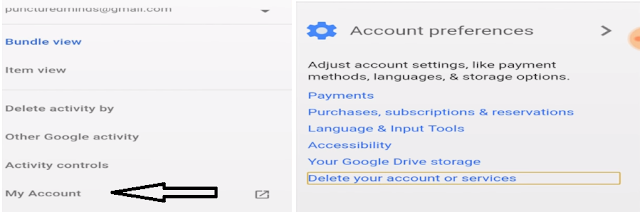 Delete Google account "how to do it" ?( Parmanent & temporary)