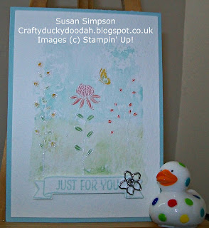 Stampin' Up! Susan Simpson Independent Stampin' Up! Demonstrator, Craftyduckydoodah!, Flowering Fields, 