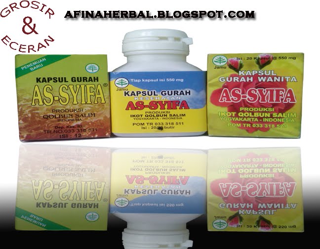 afina herbal: KAPSUL GURAH “AS-SYIFA” PELUNTUR LENDIR ...