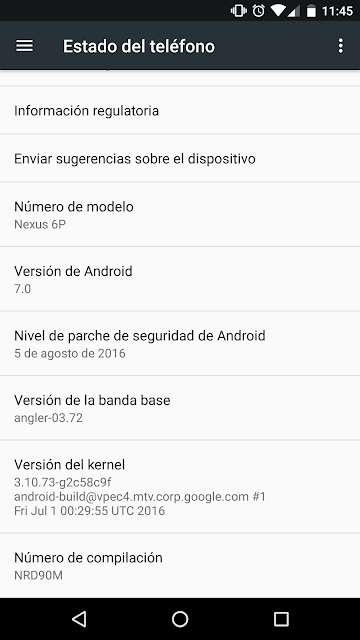 Nexus 6P user accidentally gets Android Nougat 7.0 Update