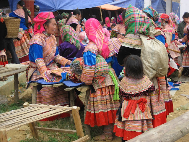 Untouched ethnic identity at Can Cau Market