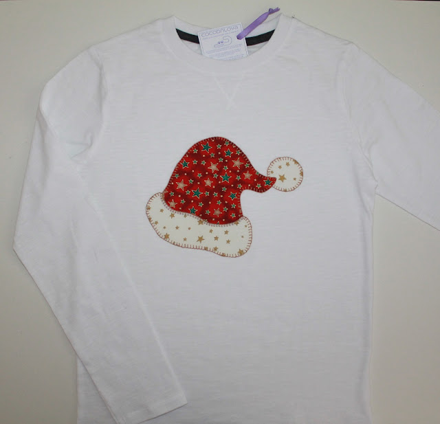 camiseta navidad gorro papa noel