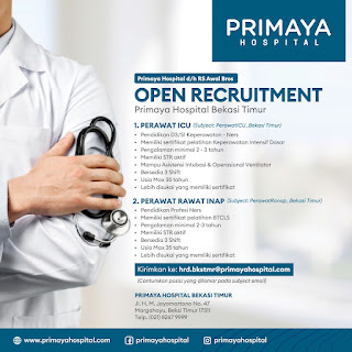 Lowongan Kerja - Job Vacancy : Primaya Hospital