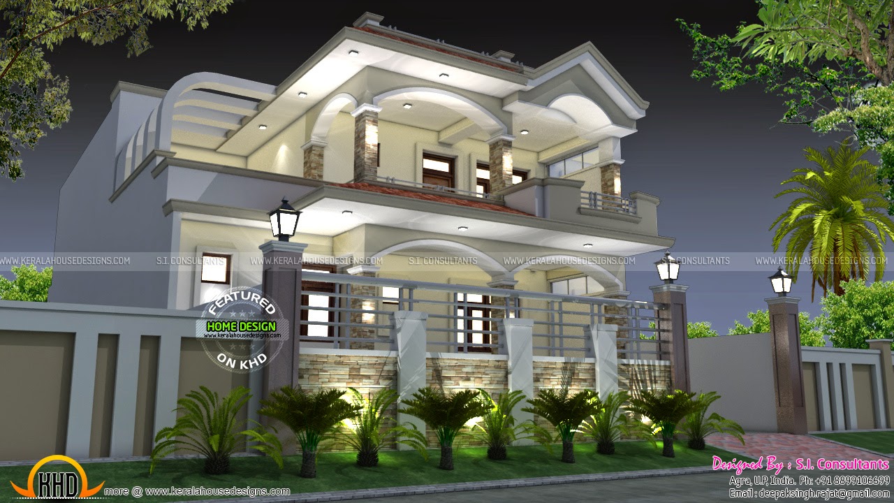 April 2019 Kerala home  design and floor plans 
