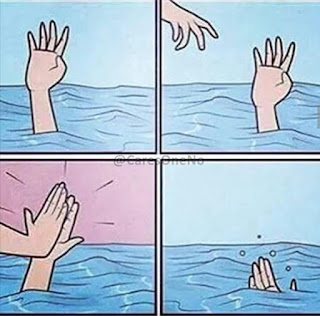 DROWNING HIGH FIVE