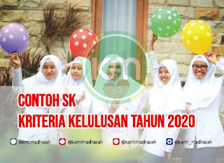 SK Kriteria Kelulusan Madrasah Tahun 2020