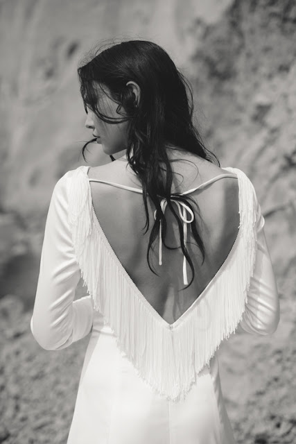 Open back wedding gown by And For Love