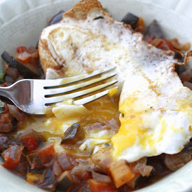 Ratatouille with Fried Eggs | The Sweets Life