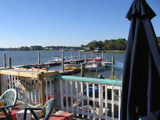 The deepwater dock at A-J's Dockside