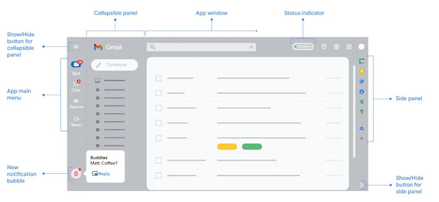 يتم الآن اطلاق تصميم Gmail المنتظر والجديد لجميع المستخدمين