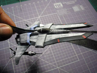 Gradius V Vic Viper Papercraft