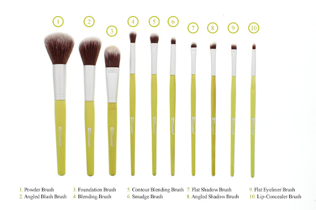 Real vs fake makeup brushes