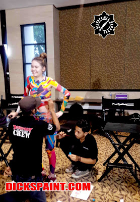 Body Painting MAC Cosmetics Jakarta