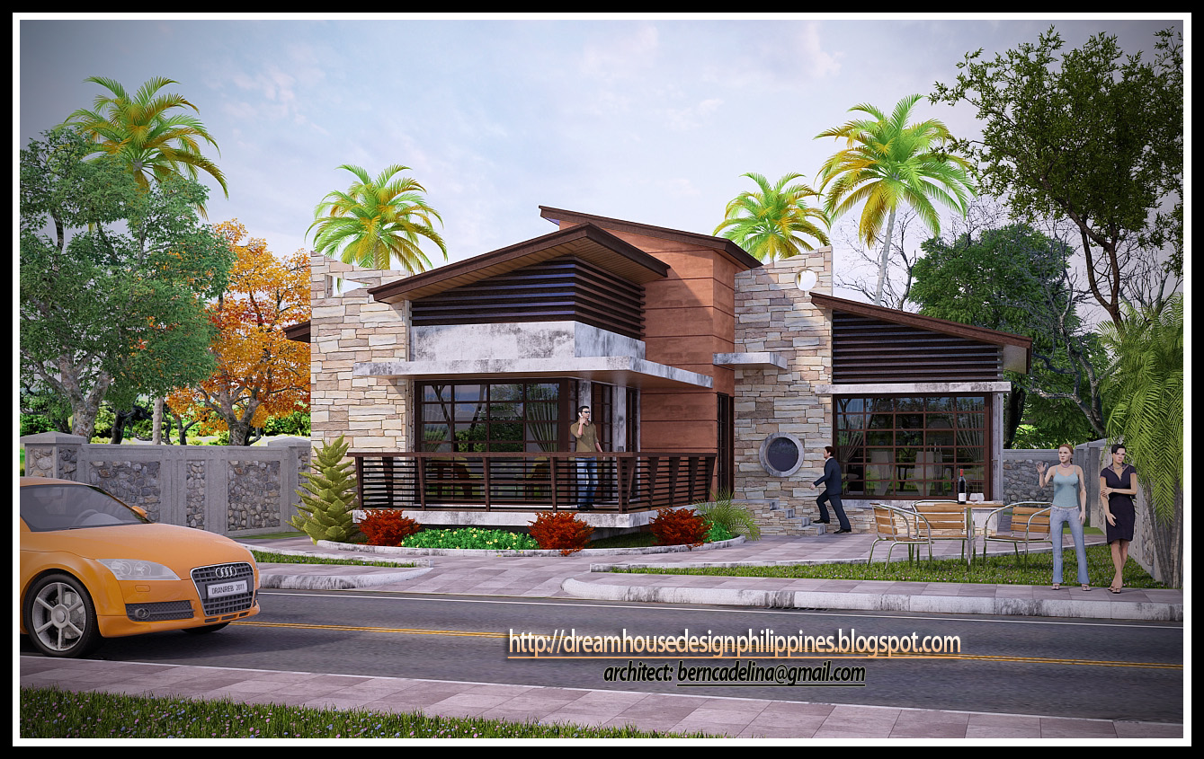 Philippine Dream House Design : Post Modern House-2 (updates)