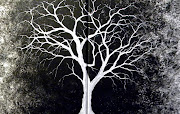 White Tree Original Painting. Posted by IntrovertedWife on Thursday, .