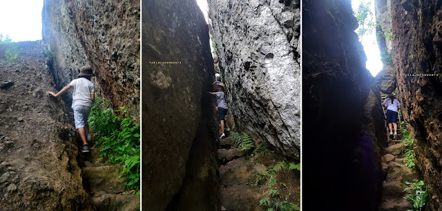 celah sempit gunung api purba Nglanggeran, sensasional  ©Jelajahsuwanto