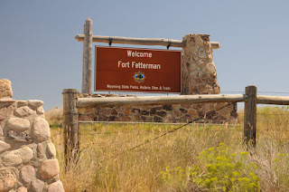 Fort Fetterman entrance sign