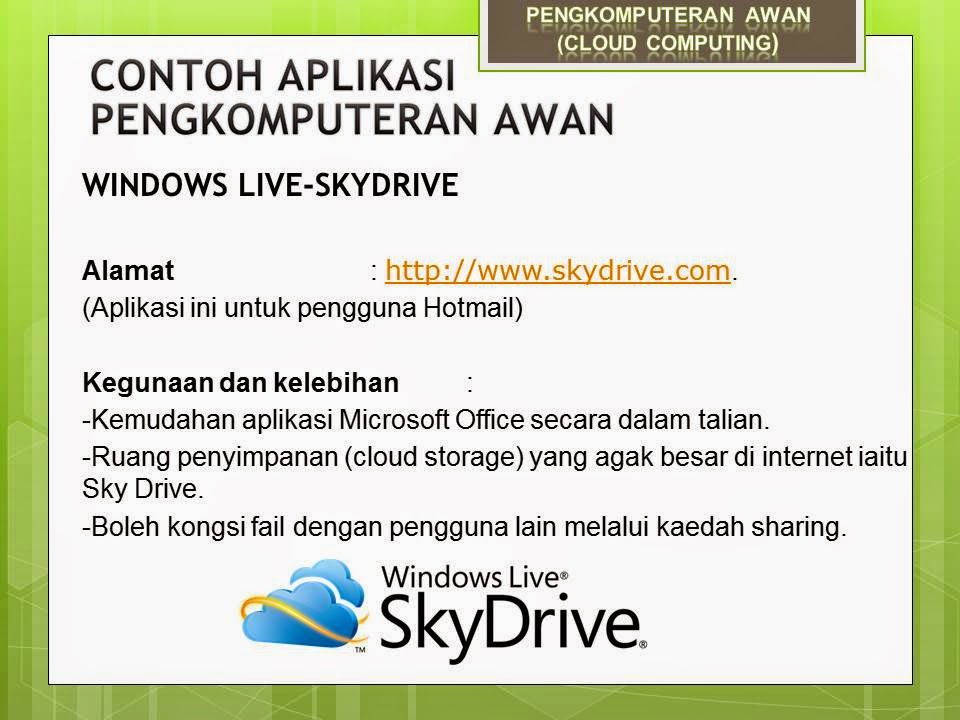 PENGKOMPUTERAN AWAN (CLOUD COMPUTING) ~ SUBJEK TMK