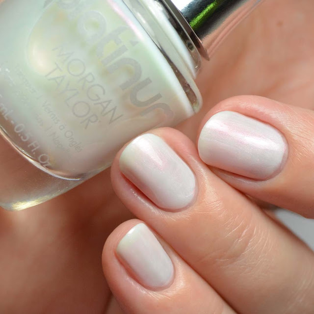 white duo chrome nail polish