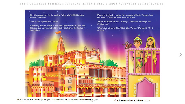 Book Review: Let's Celebrate Krishna's Birthday! (Maya & Neel's India Adventure Series) by Ajanta Chakraborty and Vivek Kumar