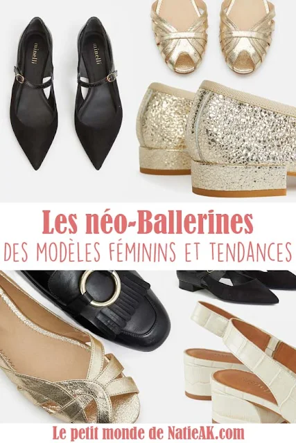 différents modèles de ballerines tendances